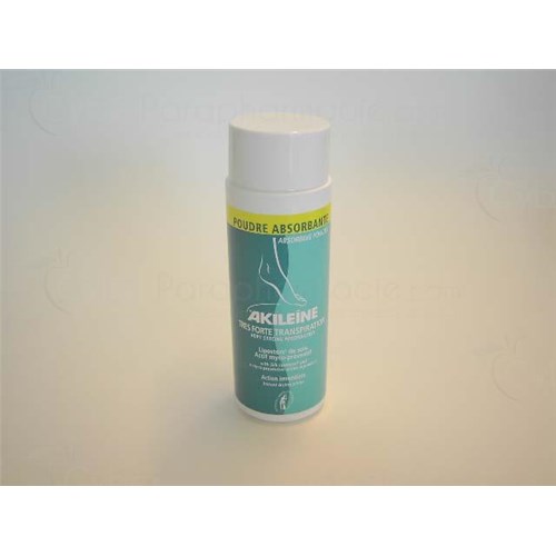 AKILEÏNE CARE GREEN POWDER podiatry, podiatric absorbent powder to Lipesters silk. - 75 g fl