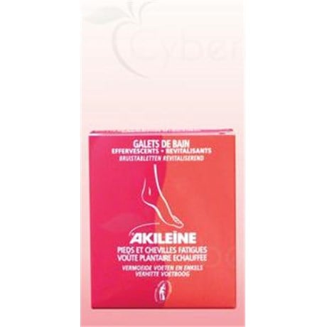 AKILEÏNE CARE RED ROLLER EFFERVESCENT podiatry, podiatric Pebble effervescent and conditioner. - Bt 6