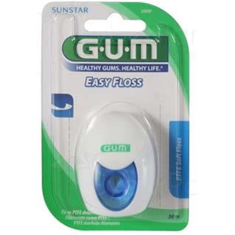 GUM EASY FLOSS, Fil dentaire en téflon, fin et ultrarésistant - unité