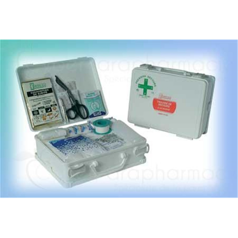 ASEP SPORTS CLUBS, First aid kit for sports clubs, rigid plastic, full