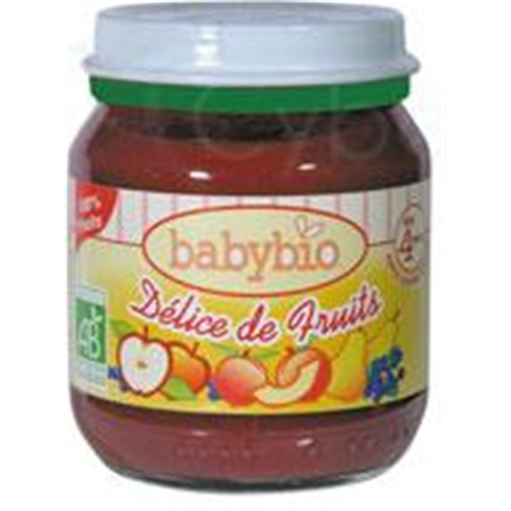 BABYBIO POTS SMALL FRUITS, Small pot of delicious fruits. 130 g pot