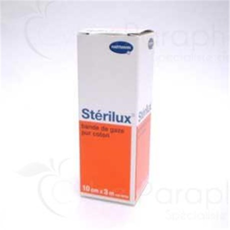 Sterilux, gauze strip, 2 strips. 3 m x 10 cm (ref. 241583/3) - unit