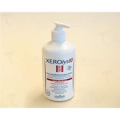 XEROLYS 10, Soin émollient longue durée à 10 % d'urée 500 ml