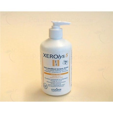 XEROLYS 5, Soin émollient longue durée à 5 % d'urée 500 ml