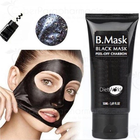 B.MASK, masque noir peel-off au charbon, 50ml