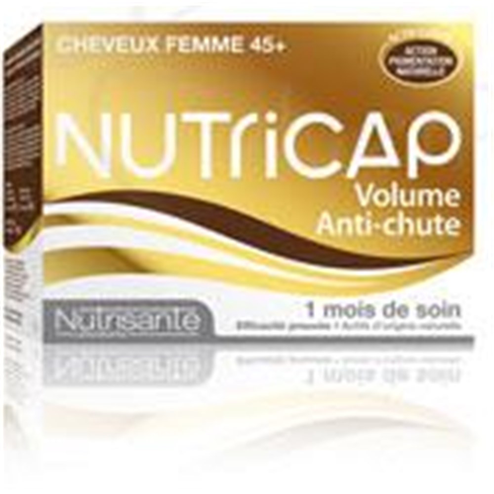 NUTRICAP HAIR WOMAN 45 + red + yellow capsule Capsule, fall food supplement. Bt 56 (28 + 28)