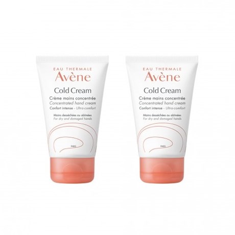CONCENTRATED HAND CREAM DRY OR DAMAGED SKINS 2X50ML COLD CREAM AVÈNE
