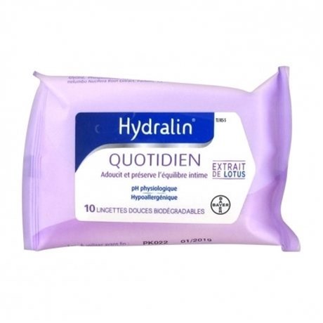 HYDRALIN QUOTIDIEN WIPE Wipe Soothing wipes with white waterl