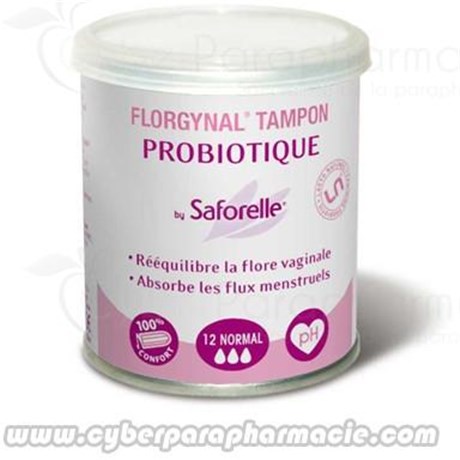 FLORGYNAL BY SAFORELLE 12 Tampons probiotiques normaux