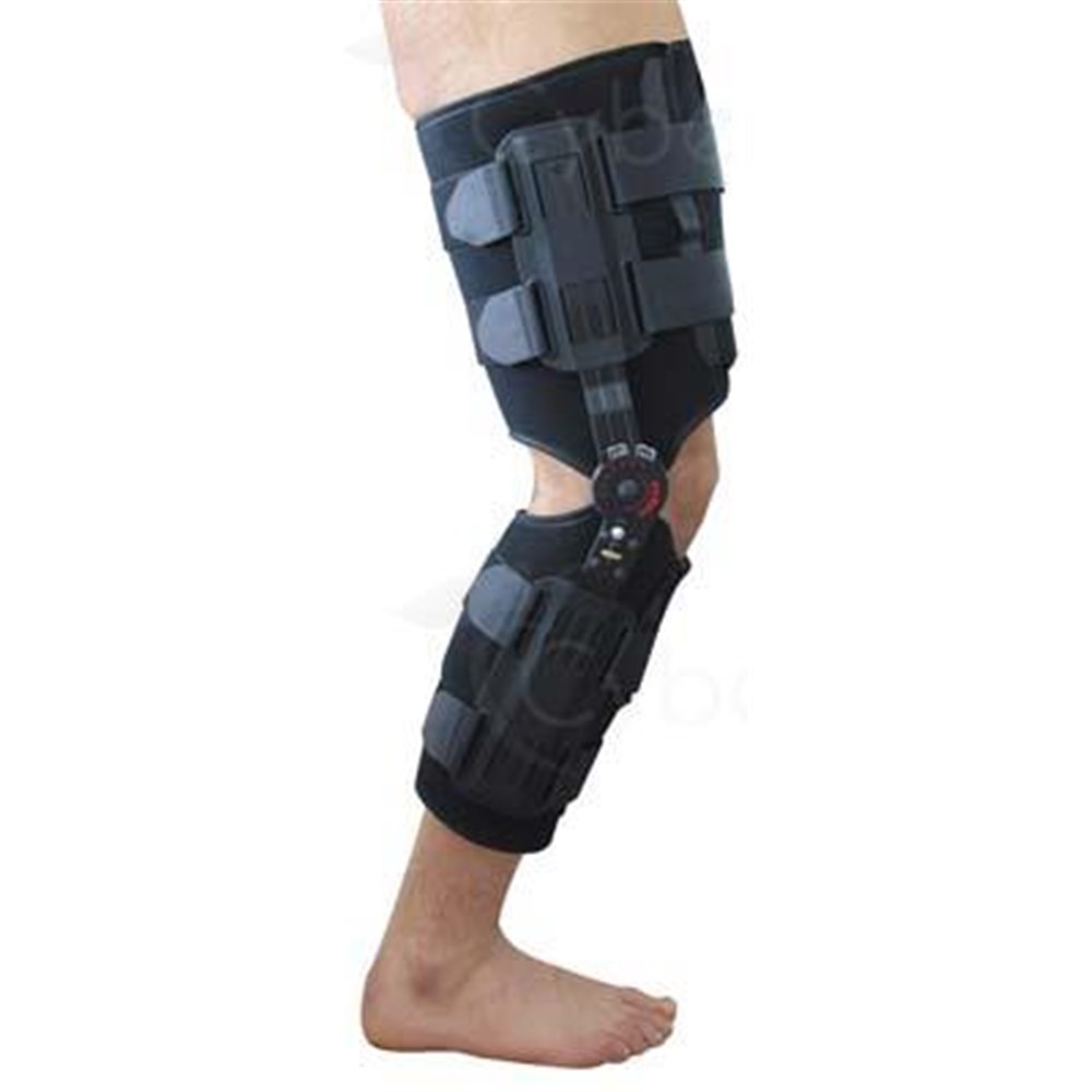 SOBER KNEE BRACE, hinged knee brace, long, Dr. Berrehail black, size 1