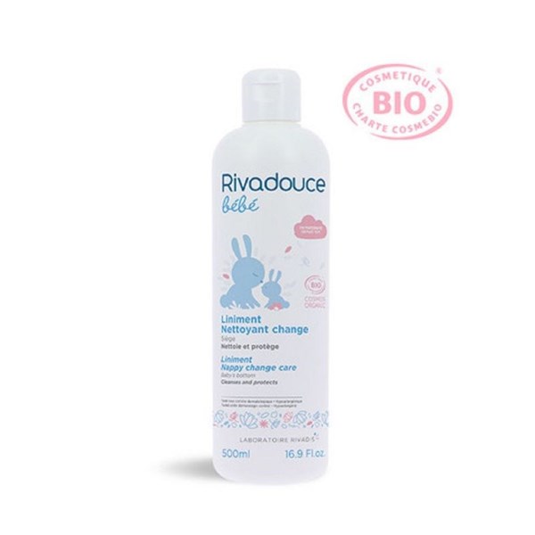 Rivadouce Bio Bio Changing Cleansing Liniment 500ml Infant Seat Without Rinsing