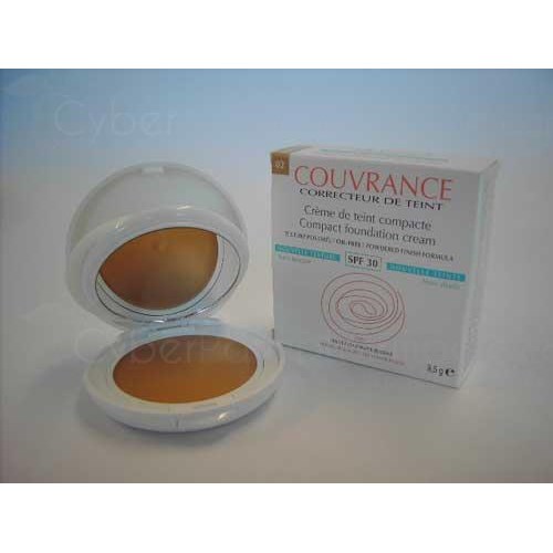 COVERAGE CREAM FOUNDATION COMPACT TEXTURE POWDERED OIL FREE - cream compact foundation, powdery texture, SPF 30, Natural, No. 02 -. 9.5 g housing