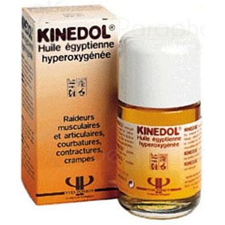 KINÉDOL HUILE EGYPTIENNE, Huile de massage, complexe d'huiles végétales hyperoxygénées. - fl 50 ml