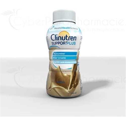 Clinutren SUPPORT PLUS, Dietary food for special medical purposes, mocha. - 4 x 300 ml