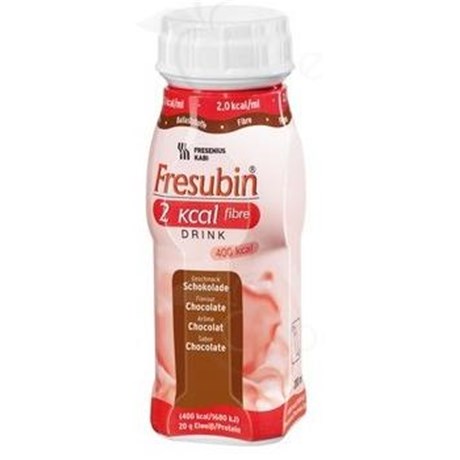 FRESUBIN 2 kcal DRINK FIBRE Liquide lacté 4 x 200 ml