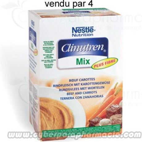 Nestle CLINUTREN MIX Plat hyperprotéiné et hypercalorique (6x sachets 75g)