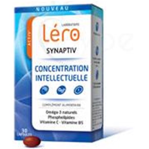 Lero SYNAPTIV ACTIV &#39;Capsule dietary supplement stimulating cognitive functions. - Bt 30