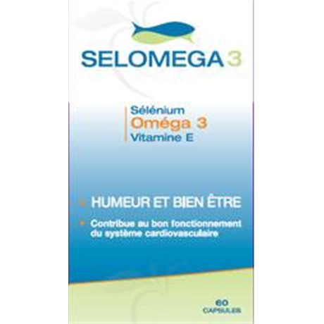 SELOMEGA 3 Capsule, food supplement containing fish oil rich in omega 3 -. Bt 60