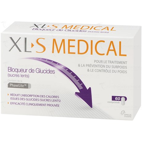 XLS MEDICAL BLOQUEUR DE GLUCIDES 60 comprimés