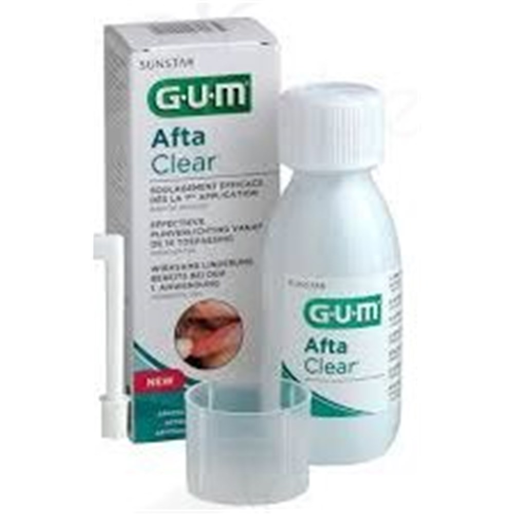 GUM AFTACLEAR MOUTHRINSE Mouthwash to hyaluronic acid. Fl 120 ml