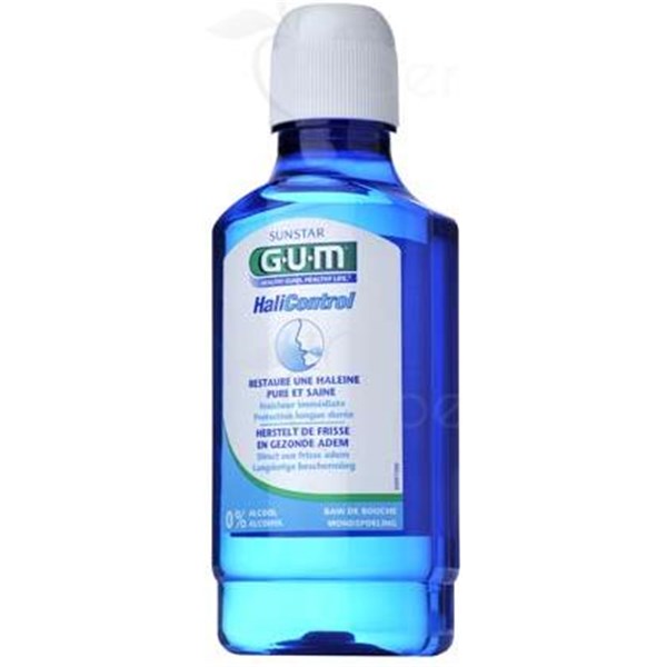 GUM HALICONTROL MOUTHRINSE, Mouthwash without alcohol. 300 ml fl