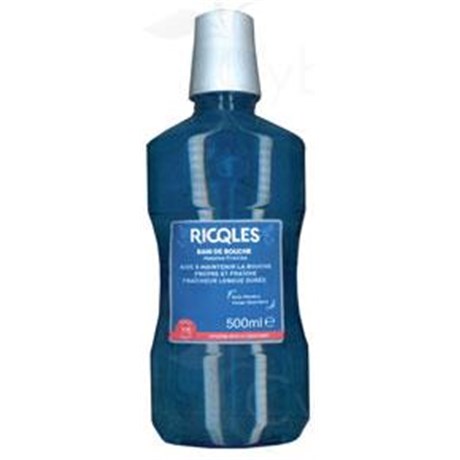 RICQLES MOUTHRINSE, bath fluorinated mouth. - Fl 100 ml