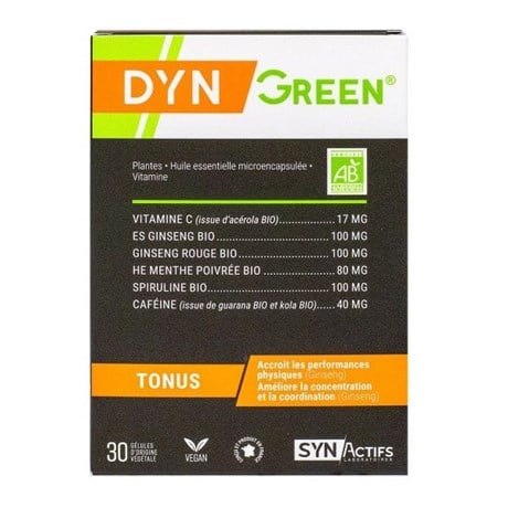 DYN GREEN 30 GELULES SYNACTIFS
