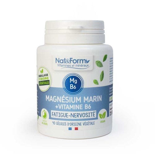 MAGNÉSIUM MARIN + VITAMINE B6 Nat & Form