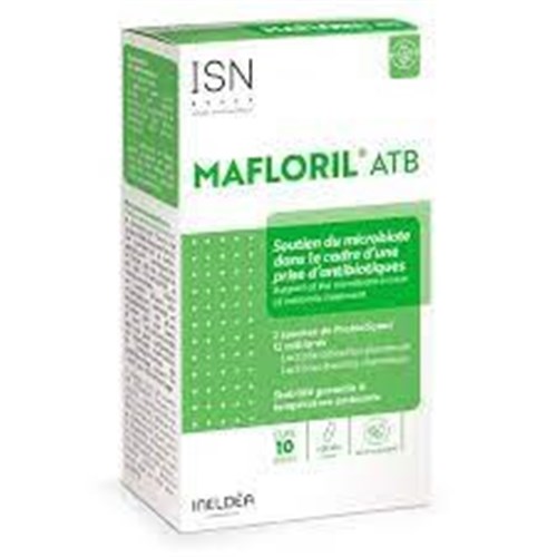 MAFLORIL ATB If taking antibiotics Case of 10 vegetable capsules ISN Ineldéa