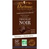 CHOCOLAT DARDENNE CHOCOLAT CUIT, Chocolat en tablette, chocolat noir au sucre de canne, 50 % cacao, plus vanillé (ref. TB1) - tablette 100 g