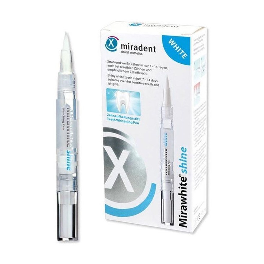 MIRAWHITE WHITENING SHINE Medident Laboratory Teeth Whitening Pencil