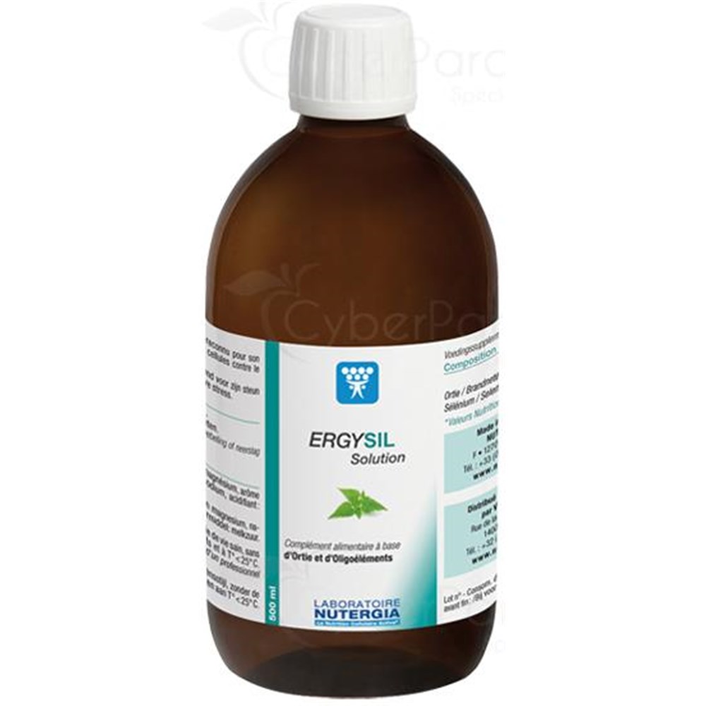 ERGYSIL SOLUTION, oral solution, dietary supplement containing organic