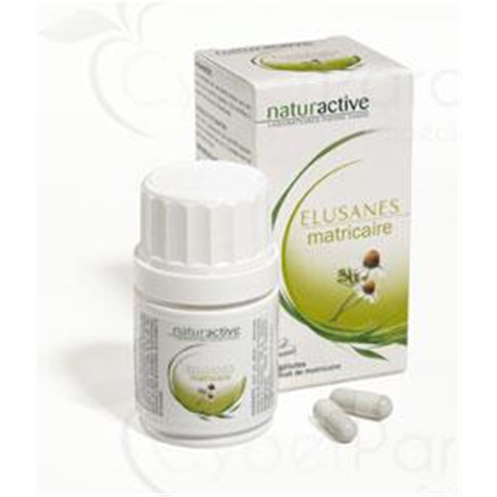 Elusanes chamomile Capsule dietary supplement containing chamomile. Bt 30