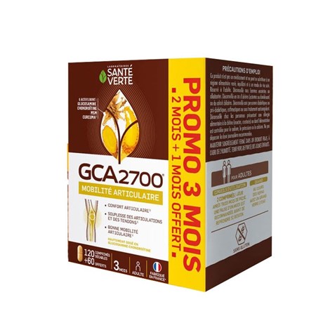 GCA 2700 tablets pack 2+1 month free Santé Verte