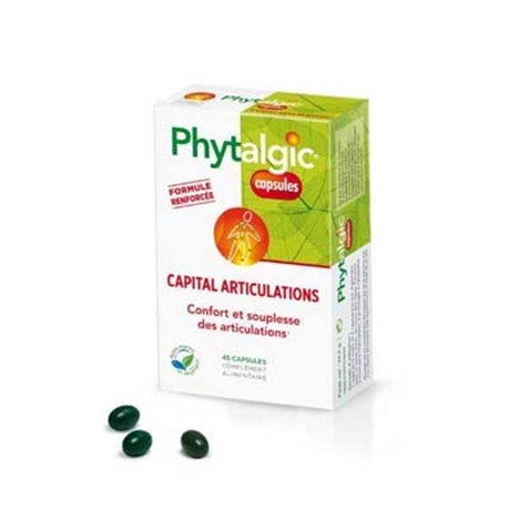 PHYTALGIC CAPSULE CAPITAL ARTICULATIONS Capsule, dietary supplement with articular aim, bt 45