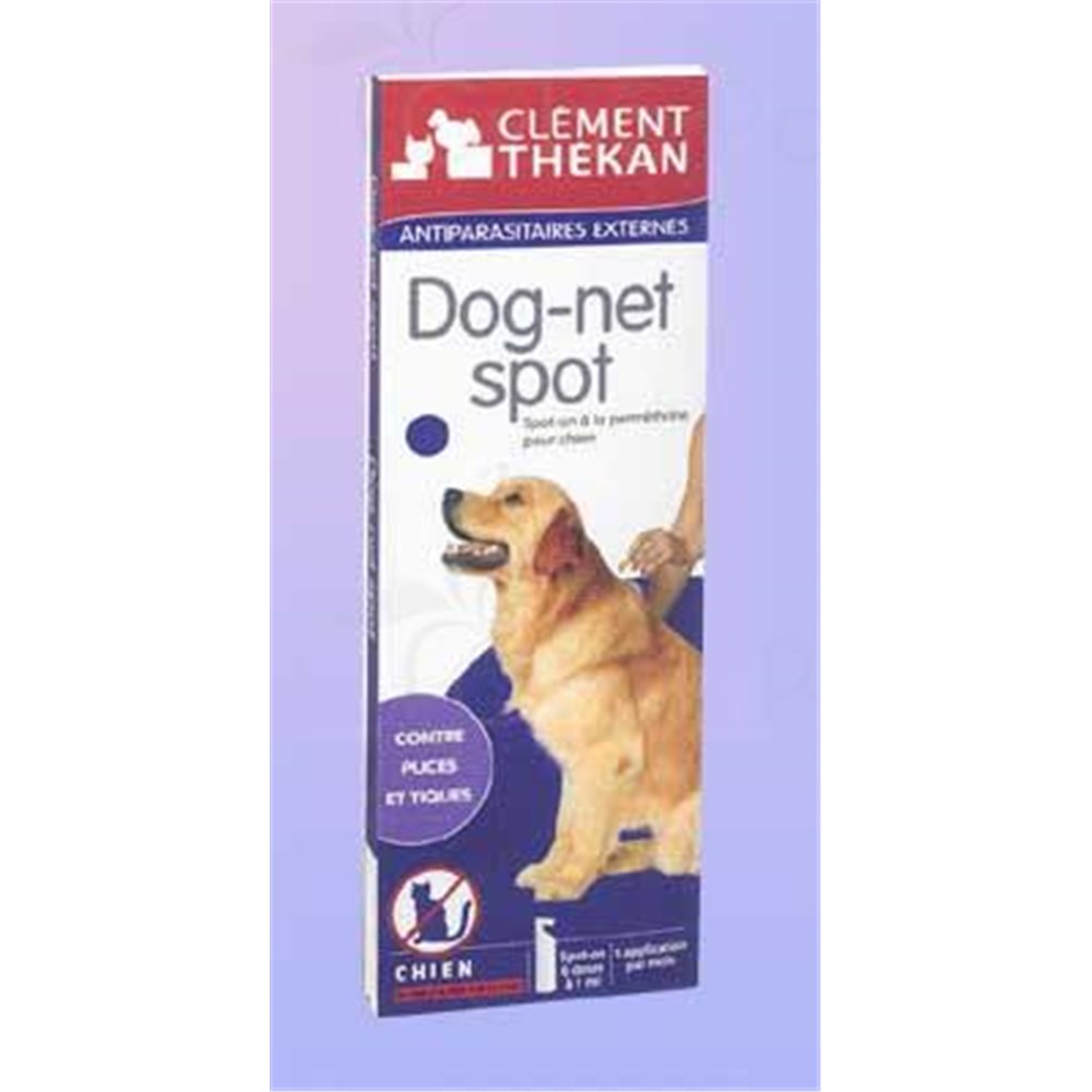NET DOG SPOT Skin Solution external parasiticide for deposit permethrin