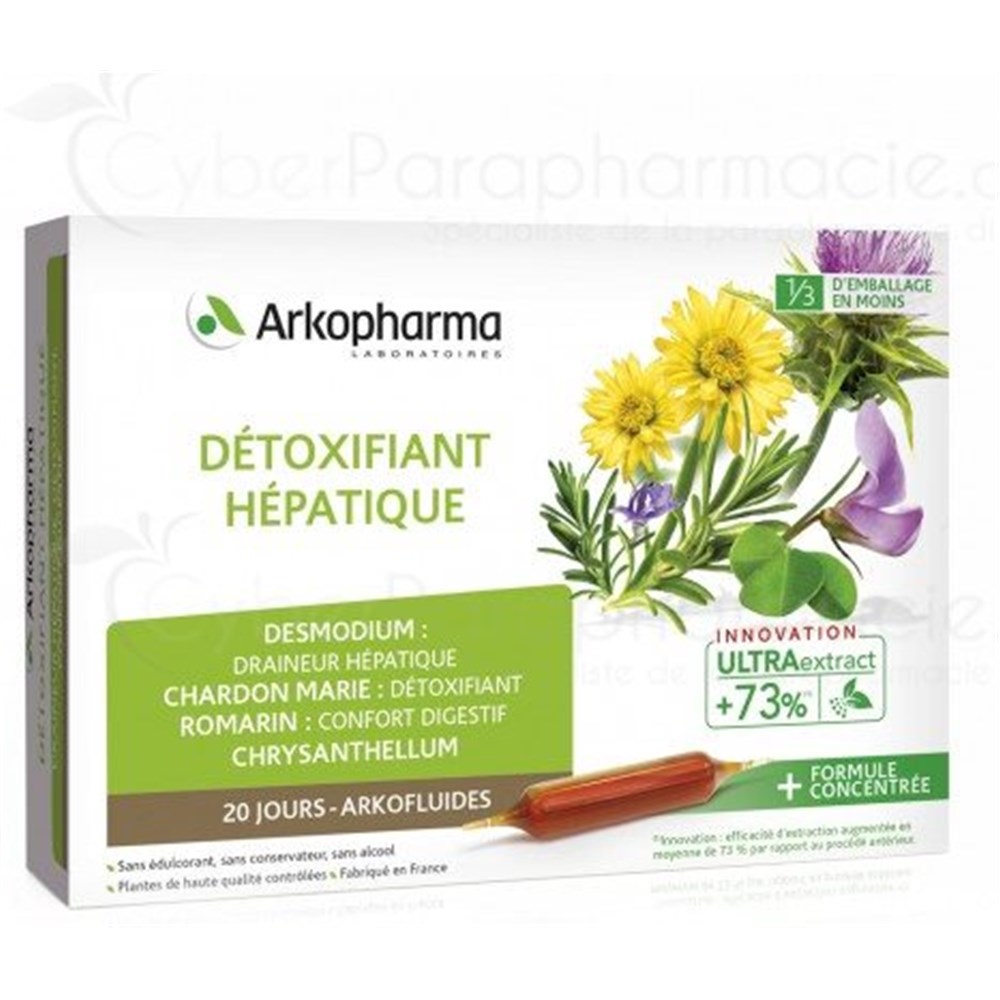 Detoxifiant hepatique arkopharma effets secondaires