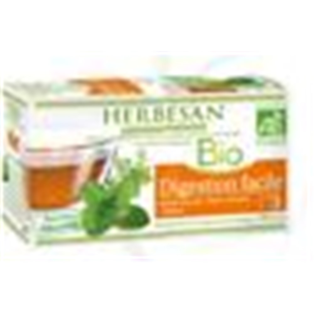 Herbesan INFUSION BIO EASY DIGESTION 3, Mixture of plants for herbal tea, tea bags. Bt 20