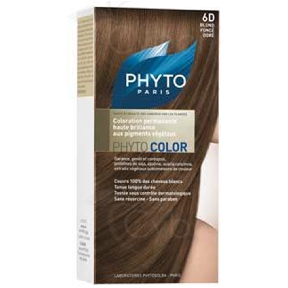 PHYTO COLOR permanent color hair cream plant pigments. brown chocolate