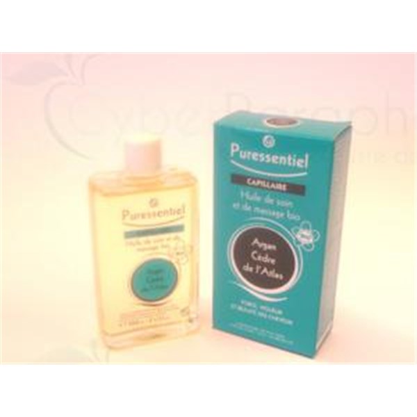 PURESSENTIEL HAIR CARE OIL BIO, hair care oil and massage. Fl 100 ml