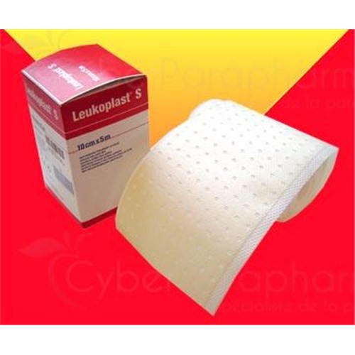 Leukoplast S, Plaster woven perforated, scored without scissors 5 mx 10 cm (ref. 72357-05) - unit
