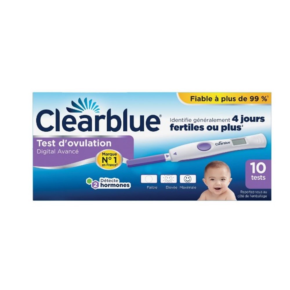 ADVANCED DIGITAL OVULATION TEST 10 CLEAR BLUE TESTS