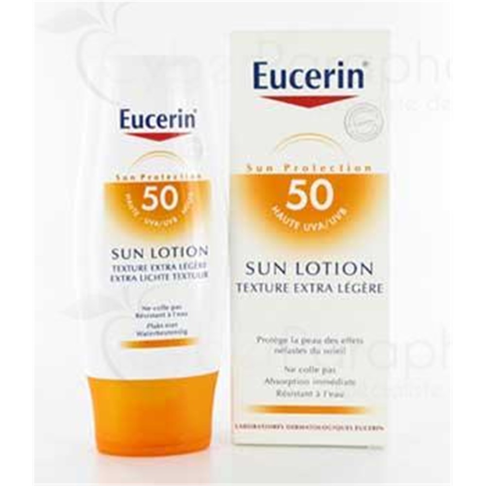 EUCERIN SUN PROTECTION LOTION EXTRALÉGÈRE SPF 50, Lotion solaire haute