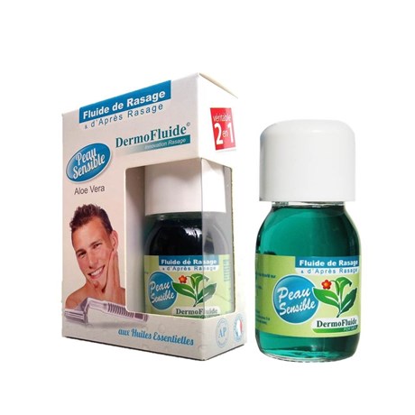 DERMOFLUIDE FOR MEN, Fluide de rasage et après rasage au menthol, 2 en 1. - fl 30 ml