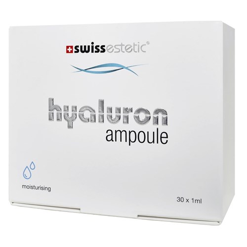 Ampoule Hyaluron - traitement hyaluron unique avec effet rajeunissant 30x1ml Swissestetic