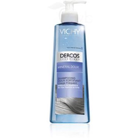 DERCOS TECHNICAL SOFT MINERAL SHAMPOO, Shampoo mild tonic enriched minerals. - Fl 400 ml