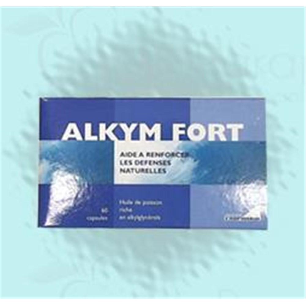 FORT ALKYM, capsule, food supplement rich in alkylglycérols bt 60
