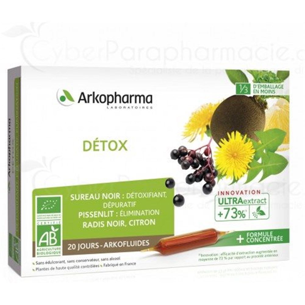 Arkofluides Detox Bio 20 ampoules