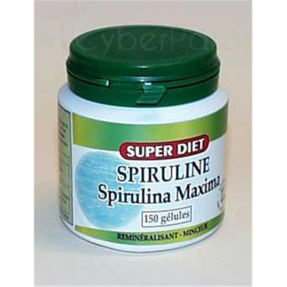 SPIRULINA MAXIMA SUPERDIET Capsule Spirulina Maxima. Fl 150