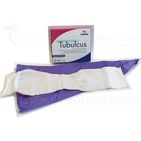 TUBULCUS, Brace tubular restraints, 2-way elastic with threader. Extra large, wire marker blue sky - box 2